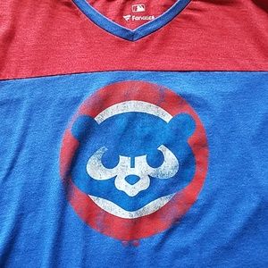 MlB Fanatics Chicago Cubs 3/4 Sleeve Shirt
